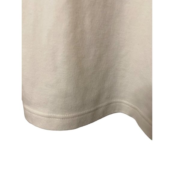 Laura Gayle mock turtleneck cream long sleeve tshirt Sz L -‎ flawed - Picture 6 of 8